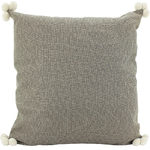 NF Living Pompom Cushion - Mocha 50x50cm