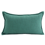 NF Living Linen Cushion - Green 30x50cm