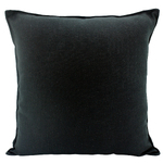 NF Living Linen Cushion - Black 55x55cm