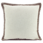 NF Living Linen Jute Cushion - Beige 50x50cm