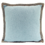 NF Living Linen Jute Cushion - Sky 50x50cm