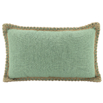 NF Living Linen Jute Lumbar Cushion - Mist 30x50cm