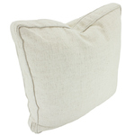 NF Living Linen Walled Cushion - Beige 50x50cm