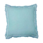 NF Living Finagle Linen Cushion - Light Blue 50x50cm
