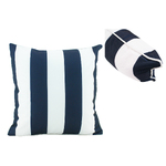 NF Living Outdoor Cushion - Navy Stripe 50x50cm