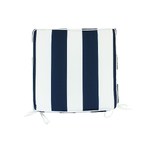 NF Living Outdoor Chair Pad - Navy Stripe 42x42cm