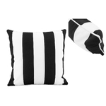 NF Living Outdoor Cushion - Black Stripe 50x50cm