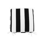 NF Living Outdoor Chair Pad - Black Stripe 42x42cm