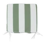 NF Living Outdoor Chair Pad - Olive Stripe 42x42cm