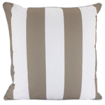 NF Living Outdoor Cushion - Latte Stripe 50x50cm