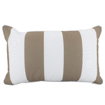 NF Living Outdoor Lumbar Cushion - Latte Stripe 30x50cm