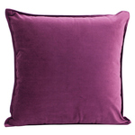 NF Living Velvet Cushion - Aubergine 45x45cm