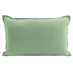 NF Living Velvet Lumbar Cushion - Sage 30x50cm