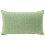 NF Living Velvet Brick Lumbar Cushion - Sage 30x50cm