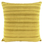 NF Living Velvet Pleated Cushion - Gold 50x50cm