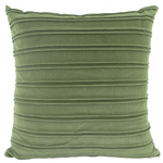 NF Living Velvet Pleated Cushion - Olive 50x50cm