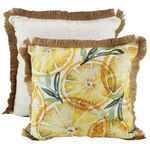 NF Living Linen Cushion - Feeling Zesty 50x50cm