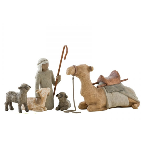 DAMAGED BOX - Willow Tree - Nativity Collection - Shepherd and Stable Animals