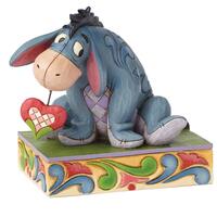 DAMAGED BOX - Jim Shore Disney Traditions - Winnie the Pooh Eeyore - Heart on a String Personality Pose