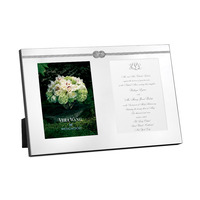 DAMAGED BOX - Wedgwood Vera Wang Infinity Double Photo Frame