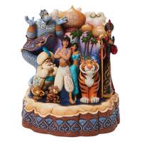 DAMAGED BOX - Jim Shore Disney Traditions - Aladdin - Arabian Nights Carved by Heart