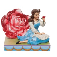 DAMAGED BOX - Jim Shore Disney Traditions - Beauty & The Beast - An Enchanted Rose