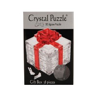 DAMAGED BOX - 3D Crystal Puzzle - Gift with Red Ribbon