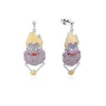 Disney Couture Kingdom - The Little Mermaid - Ursula Crystal Drop Earrings Silver