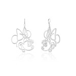 Disney Couture Kingdom - Minnie Mouse - Wire Style Drop Earrings Silver