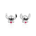 Disney Couture Kingdom - Lilo & Stitch - Heart Stud Earrings Silver