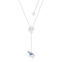 Disney Couture Kingdom - Fantasia - Sorcerer Mickey Lariat Necklace White Gold