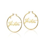 Disney Couture Kingdom - Fantasia - Hoop Earrings Gold