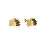 Disney Couture Kingdom - 101 Dalmatians - Cruella De Vil Crystal Stud Earrings Gold