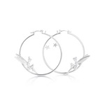 Disney Couture Kingdom - Tinker Bell - Hoop Earrings Silver