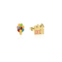 Disney Couture Kingdom - Up - Mix-Match House Stud Earrings Yellow Gold