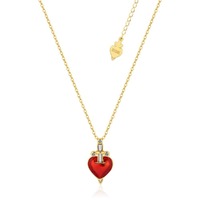 Disney Couture Kingdom - Snow White And The Seven Dwarfs - Heart Dagger Necklace Yellow Gold