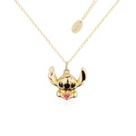 Disney Couture Kingdom - Lilo & Stitch - Crystal Heart Necklace Gold