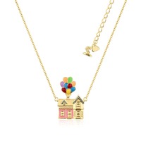 Disney Couture Kingdom - Up - House Necklace Yellow Gold