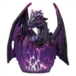 Edge Sculpture - Lit Dragon Egg Purple