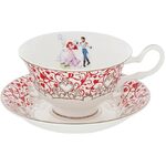 English Ladies The Little Mermaid - Ariel - Wedding Cup And Saucer