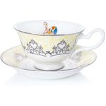 English Ladies Beauty & The Beast - Belle - Wedding Cup And Saucer