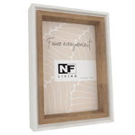 NF Living Boxed Frame - White 4x6"