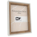 NF Living Boxed Frame - White 5x7"