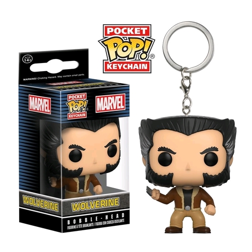 Pop! Vinyl Keychain - Marvel X-Men - Logan Bobble Head