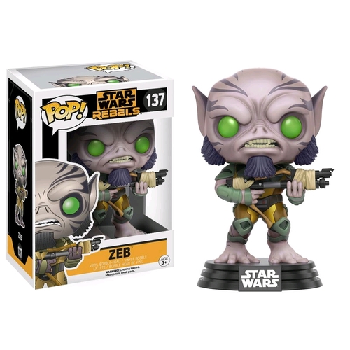 Pop! Vinyl - Star Wars: Rebels - Zeb Bobble-Head