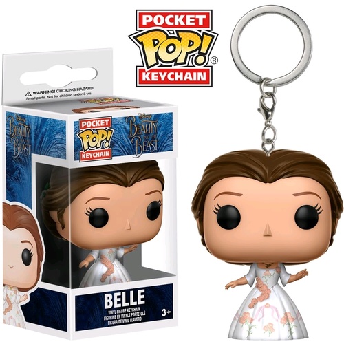 Pop! Vinyl Keychain -  Disney Beauty & the Beast - Belle (Celebration) (2017)