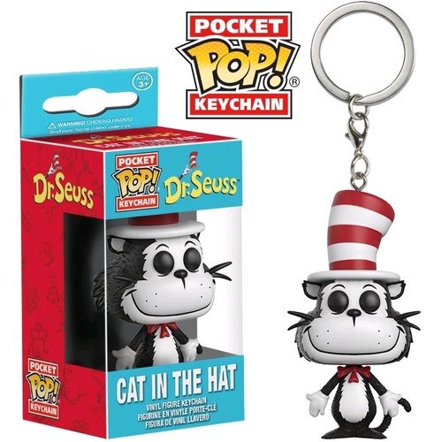 Pop! Vinyl Keychain - Dr Seuss - Cat in the Hat