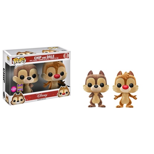 Pop! Vinyl - Disney - Chip & Dale Flocked SDCC 2017 US Exclusive 2 Pack