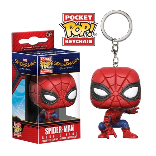 Pop! Vinyl Keychain - Marvel Spider-Man: Homecoming - Spider-Man Bobble Head