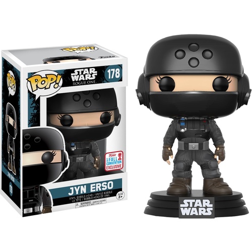 Pop! Vinyl - Star Wars: Rogue One - Jyn Erso with Helmet NYCC 2017 US Exclusive